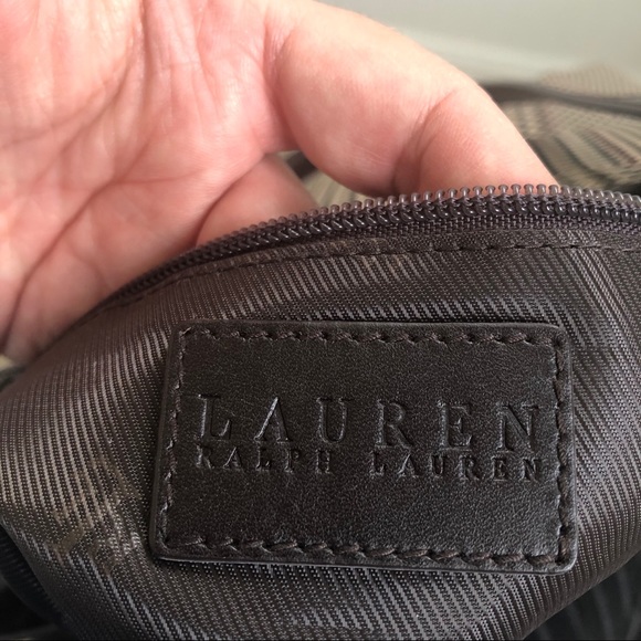 Lauren Ralph Lauren Houndstooth Plaid NWOT Tote - Picture 4 of 5